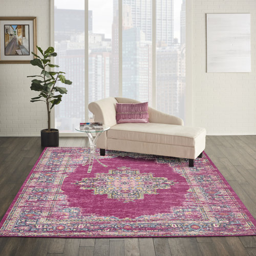 Mistana Sashi Pink Rug Wayfair.co.uk